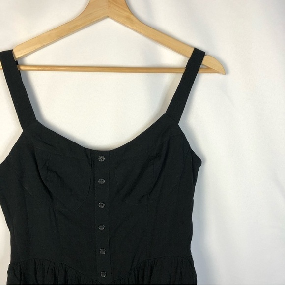 Wild Fable Black Button Front Sleeveless Romper S - Picture 4 of 4